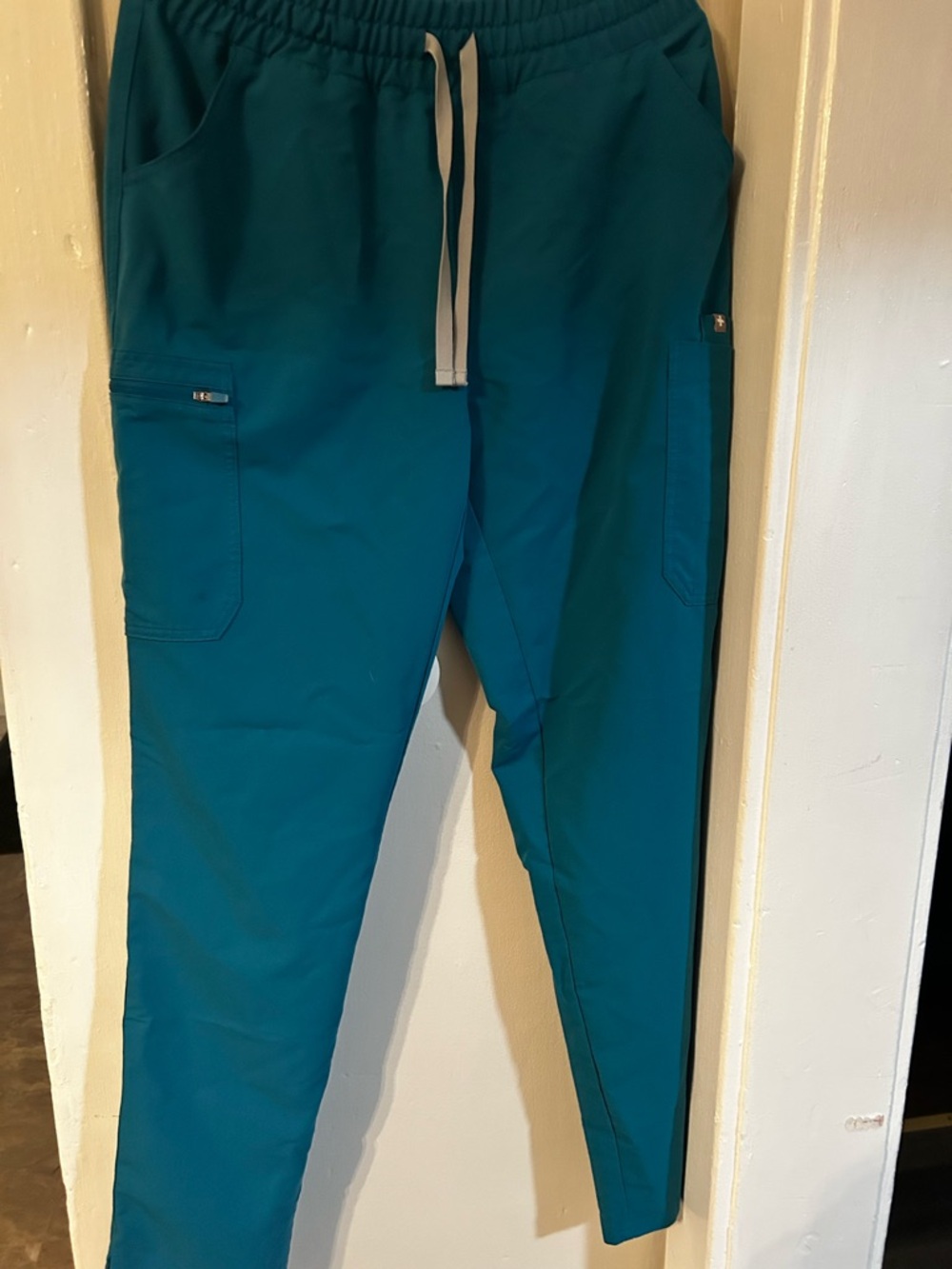 Figs Pacific Blue Straight Leg Pants